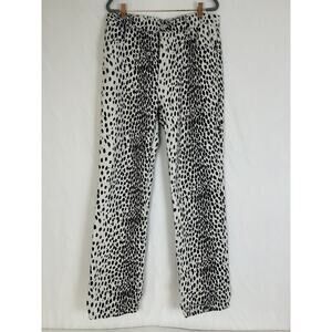 Reformation Denim Cynthia Cheetah High Rise Straight Long Jeans Women's Size 31